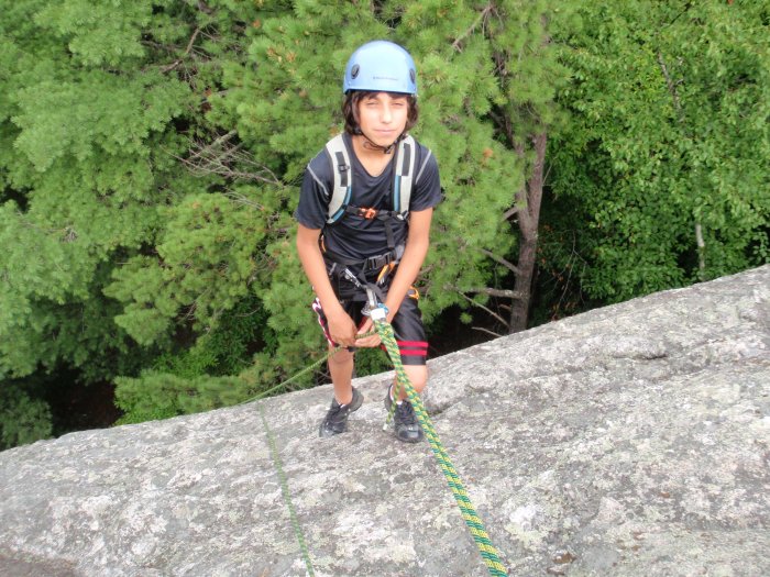 Andy on rappel...