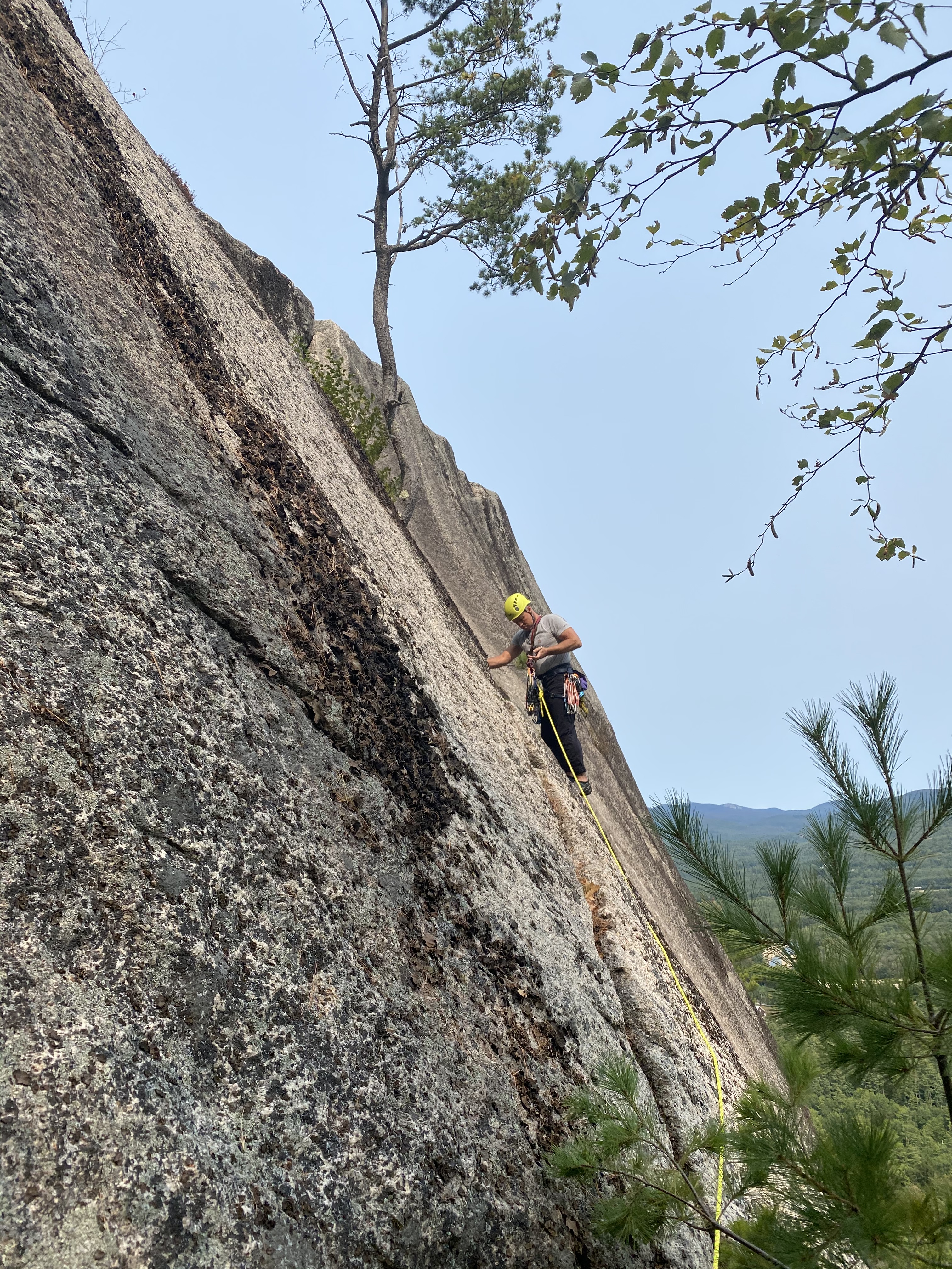 rock climbing Cathedral Ledge